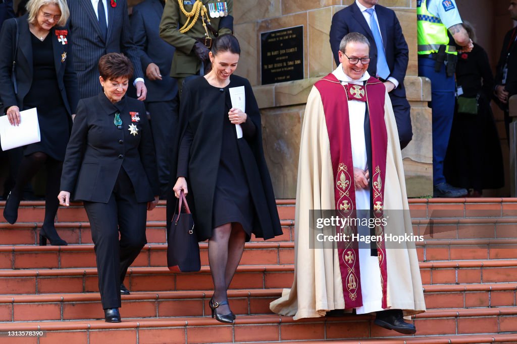 New Zealand Holds State Memorial Service For Duke Of Edinburgh Prince Philip