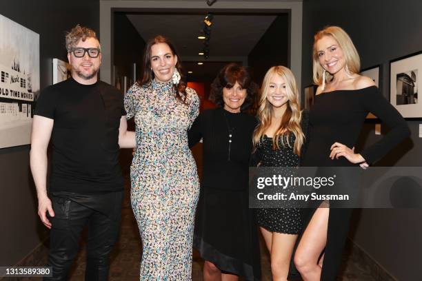 Unearth co-writer/director John C. Lyons, co-writer Kelsey Goldberg, actors Adrienne Barbeau, Brooke Sorenson and Allison McAtee attend the premiere...