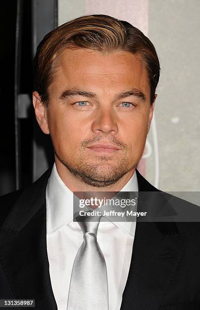 Leonardo DiCaprio attends the AFI Fest 2011 Opening Night Gal World Premiere Of "J. Edgar"at Grauman's Chinese Theatre on November 3, 2011 in...