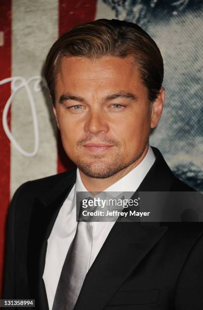 Leonardo DiCaprio attends the AFI Fest 2011 Opening Night Gal World Premiere Of "J. Edgar"at Grauman's Chinese Theatre on November 3, 2011 in...