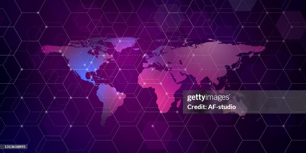 Vector Pattern Network Vector Hexagonal Network Pattern High-Res Vector Graphic - Getty Images
