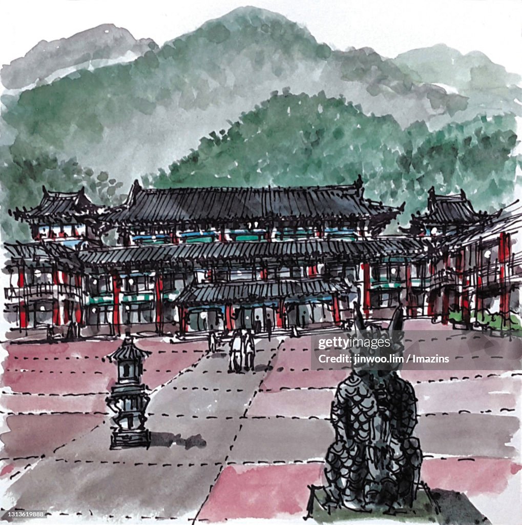 Taoist Temple in Xian, China
