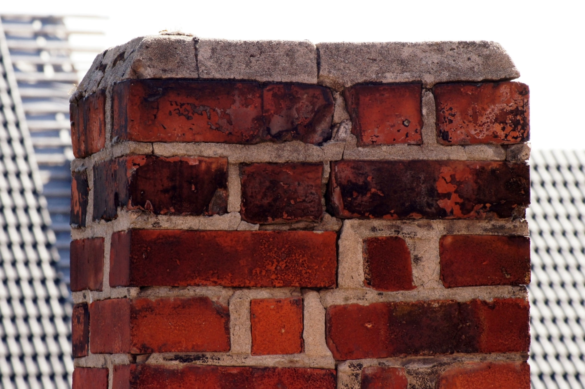 cracked chimney
