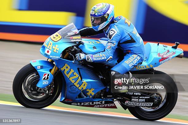 Suzuki Rizla Racing Suzuki Ecstar Spanish Photos and Premium High Res Pictures - Getty Images