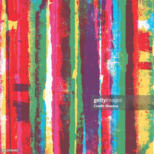 very damaged torn stripes background - v1 - image montage stock illustrations