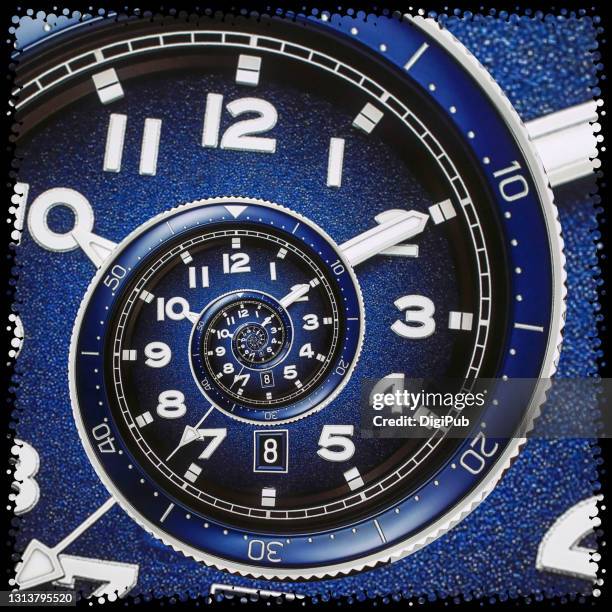 eternal clock face - creative08 stock pictures, royalty-free photos & images