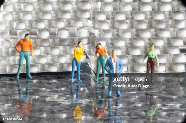 miniature human figures - mdma stock pictures, royalty-free photos & images