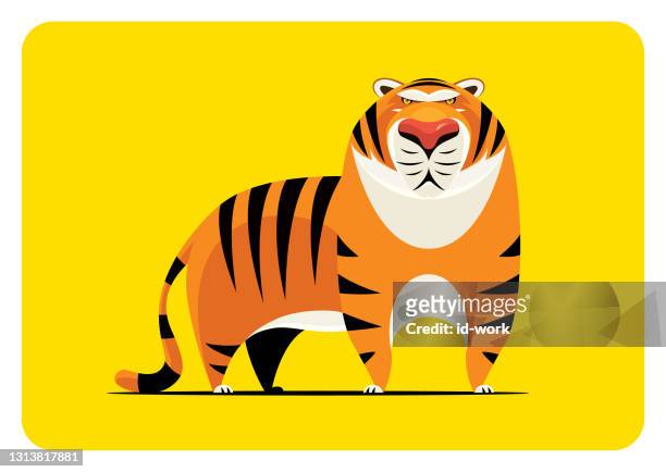 老虎�字元 - animal macho 幅插畫檔、美工圖案、卡通及圖標