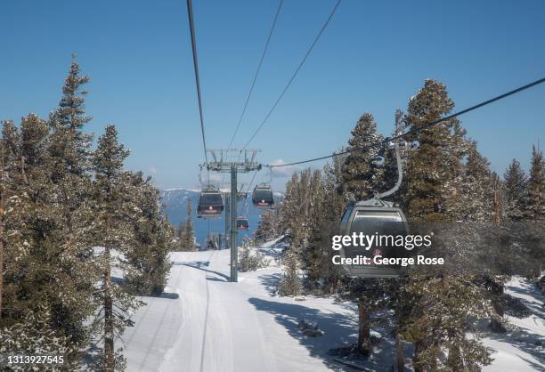 Though snow conditions at the top of Heavenly Mountain Resort are good, skiers are noticing a number of dry spots as they venture up the gondola on...