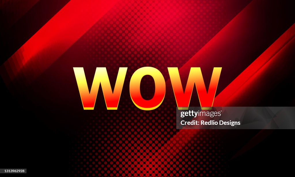 Wow abstract dark stock illustration