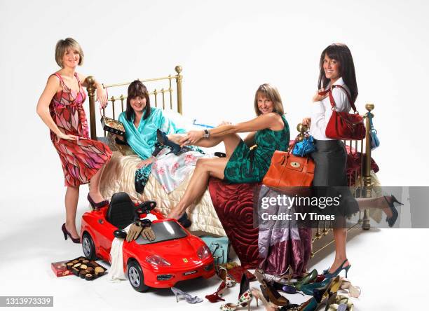 Loose Women presenters Kaye Adams, Sheree Murphy, Coleen Nolan and Carol McGiffin, on October 3, 2006.