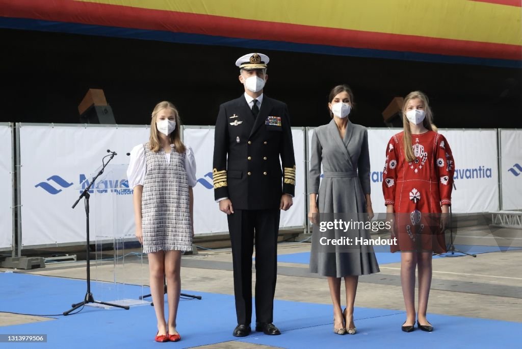 Spanish Royals Inaugurate 'Isaac Peral' Submarine In Cartagena