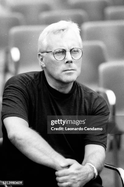 Italian fashion designer Giorgio Armani, Rome, Italy, 20th July 1987.