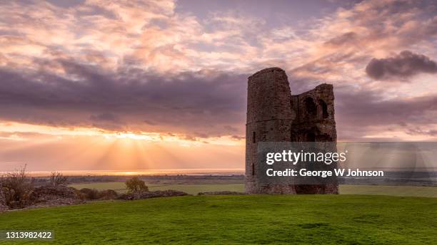 hadleigh ruins i - essex stock pictures, royalty-free photos & images