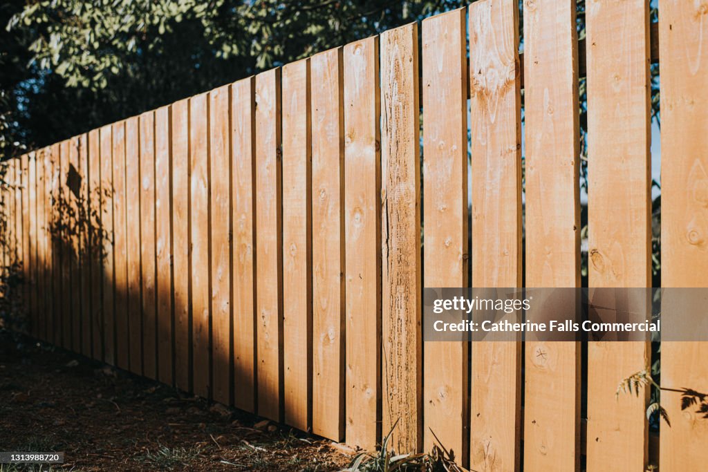 Diminishing perspective of Fence Panels