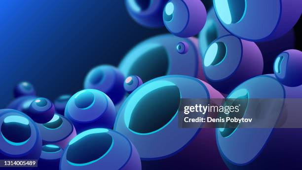 ilustrações de stock, clip art, desenhos animados e ícones de bright light 3d banner illustration - sphere eyeballs. - iris eye