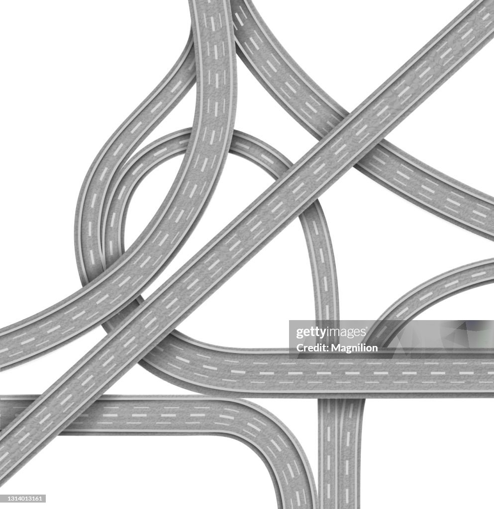 Roads And Long Highway High-Res Vector Graphic - Getty Images