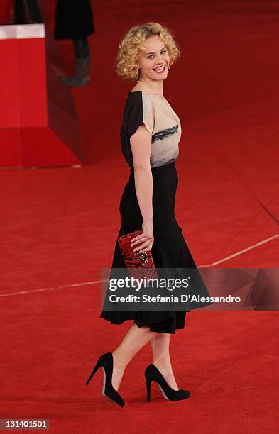 Actress Marina Rocco attends "La Kryptonite Nella Borsa" Premiere during 6th International Rome Film Festival on November 2, 2011 in Rome, Italy.