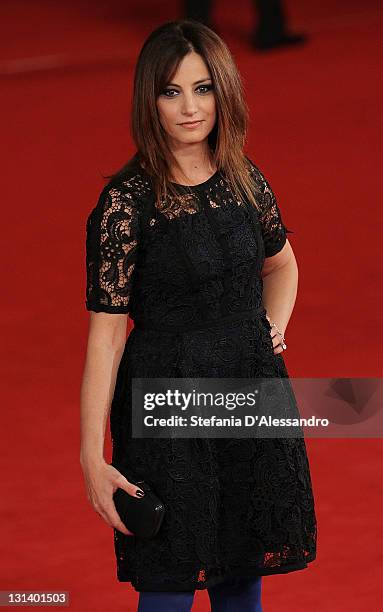 Actress Alessia Barela attends "La Kryptonite Nella Borsa" Premiere during 6th International Rome Film Festival on November 2, 2011 in Rome, Italy.