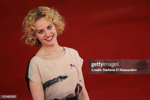 Actress Marina Rocco attends "La Kryptonite Nella Borsa" Premiere during 6th International Rome Film Festival on November 2, 2011 in Rome, Italy.