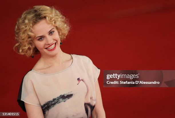 Actress Marina Rocco attends "La Kryptonite Nella Borsa" Premiere during 6th International Rome Film Festival on November 2, 2011 in Rome, Italy.