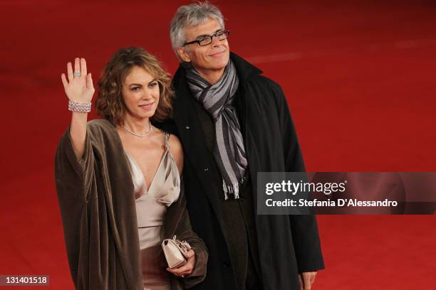 Elena Sofia Ricci and Stefano Mainetti attend "La Kryptonite Nella Borsa" Premiere during 6th International Rome Film Festival on November 2, 2011 in...