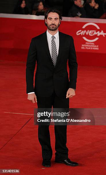 Actor Luca Calvani attends "La Kryptonite Nella Borsa" Premiere during 6th International Rome Film Festival on November 2, 2011 in Rome, Italy.