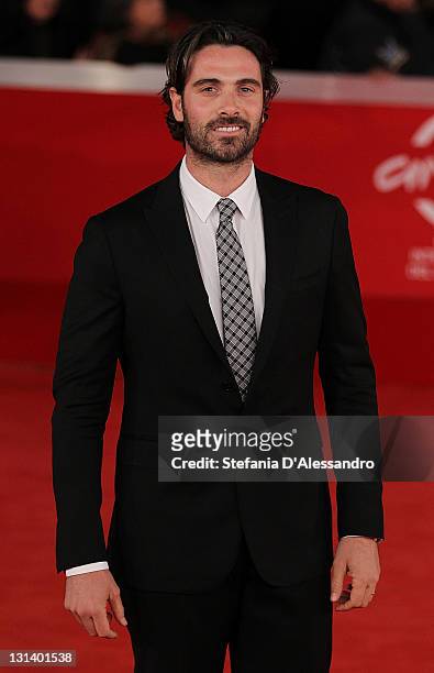 Actor Luca Calvani attends "La Kryptonite Nella Borsa" Premiere during 6th International Rome Film Festival on November 2, 2011 in Rome, Italy.