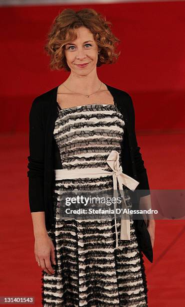 Actress Carlotta Natoli attends "La Kryptonite Nella Borsa" Premiere during 6th International Rome Film Festival on November 2, 2011 in Rome, Italy.