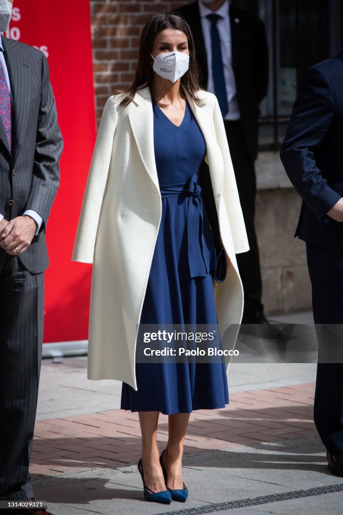 Spanish Royals Attend A Visit to The Cervantes Institute For The World Book Day