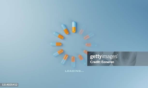 pills loading - healthcare and medicine concept stock pictures, royalty-free photos & images