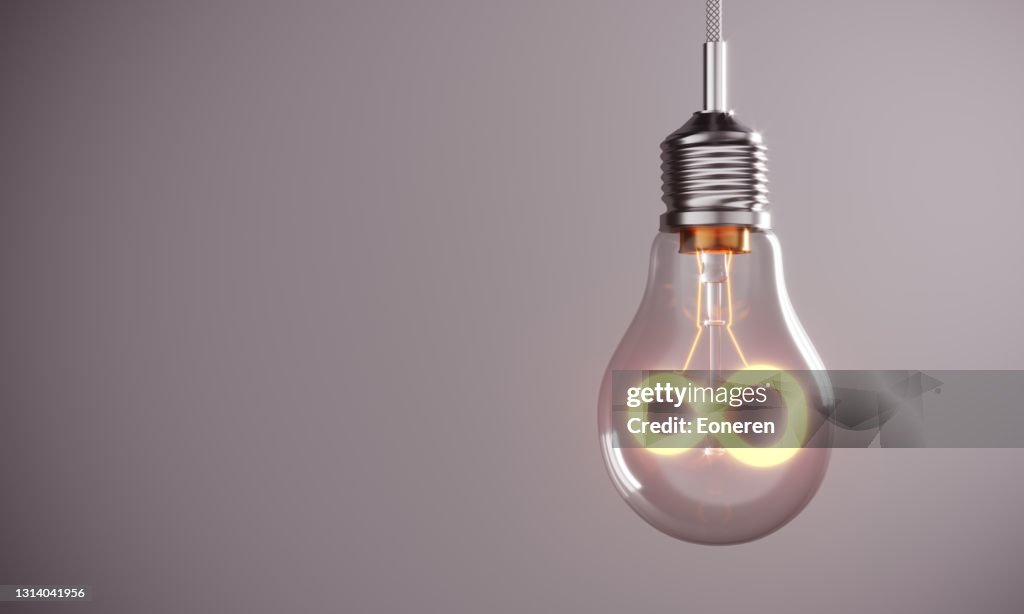 Infinity Symbol In Light Bulb