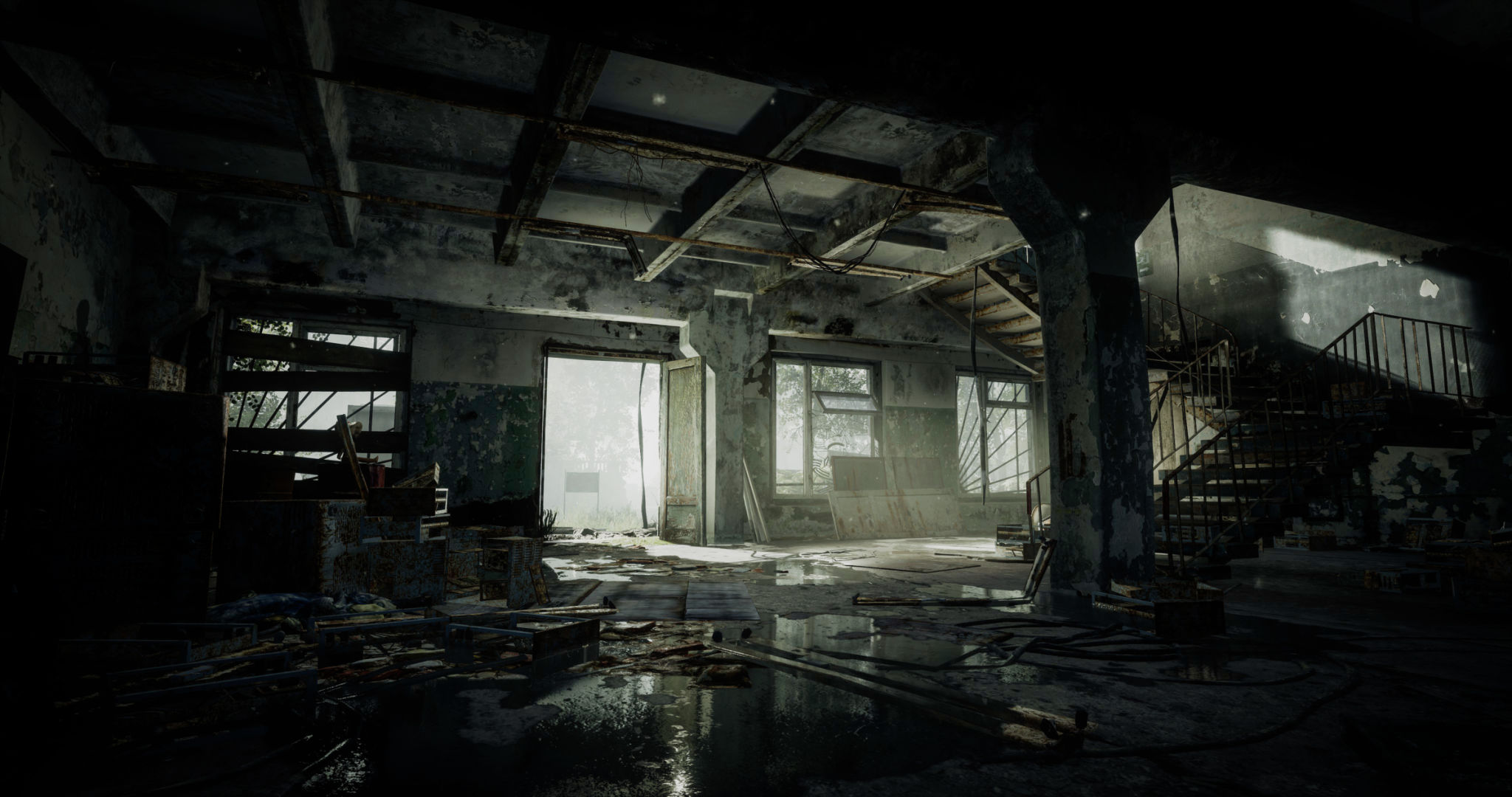 abandoned building