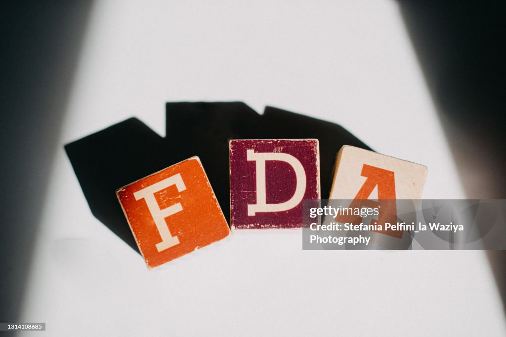 FDA wrote with wooden blocks