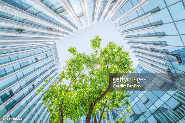 future ecological city - vitality foto e immagini stock