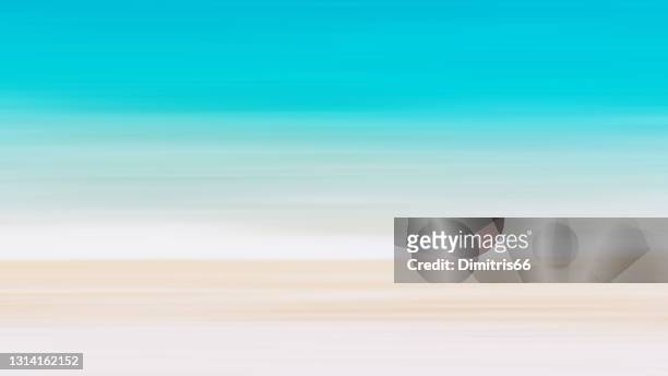 dreamy seascape background. blurred motion, vivid colors. - seascape stock illustrations