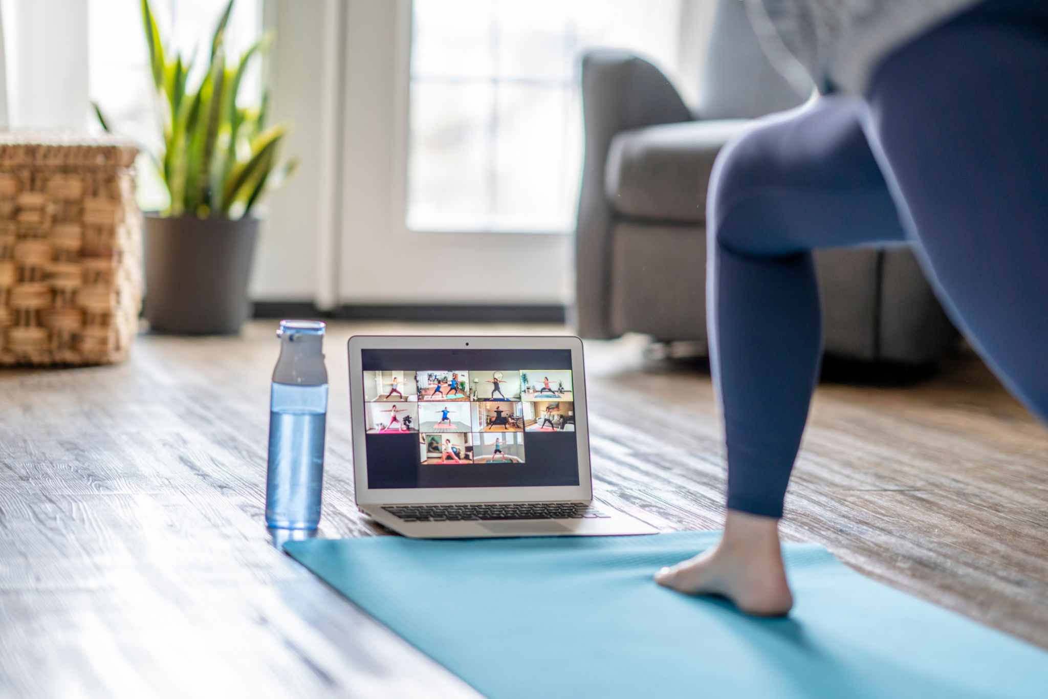 online fitness class