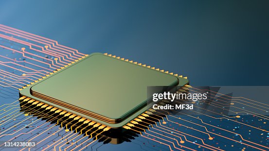 CPU- und Computerchip-Konzept CPU- und Computerchip-Konzept