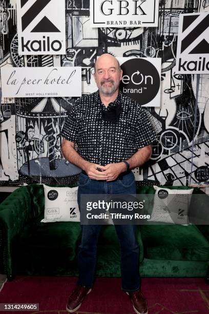 John Carroll Lynch attends the EON Mist Sanitizer Pre-Oscars Lounge presented by GBK Brand Bar at La Peer Hotel on April 24, 2021 in Los Angeles,...