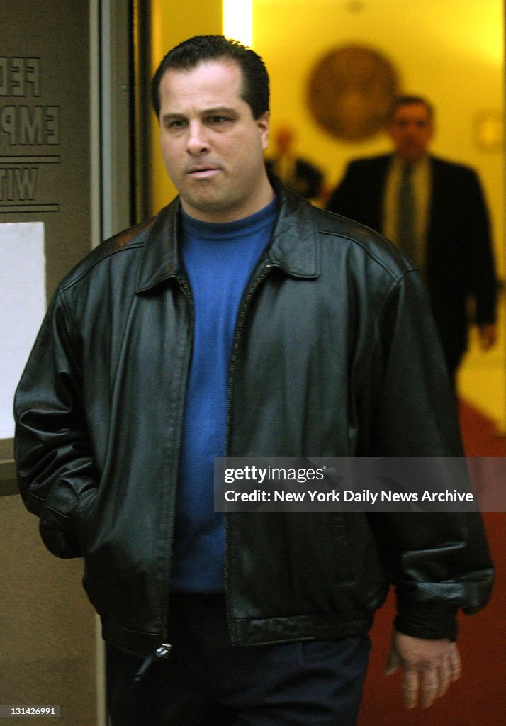 Richard Gotti, Jr. nephew of Peter Gotti, leaves Brooklyn Federal... News Photo Getty Images