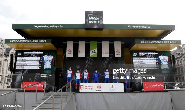 David Gaudu of France, Bruno Armirail of France, William Bonnet of France, Matthieu Ladagnous of France, Valentin Madouas of France, Rudy Molard of...