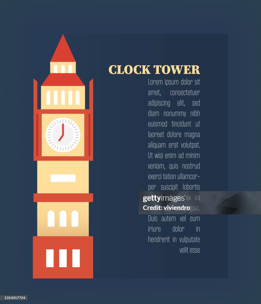Clock Tower Illustration
