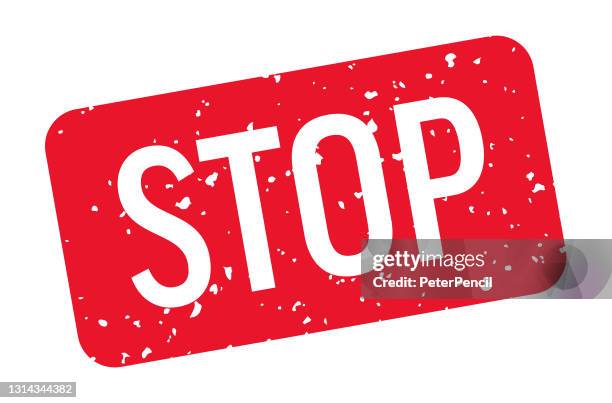 stop - stamp, imprint, seal template. vector stock illustration - rectangle button stock illustrations
