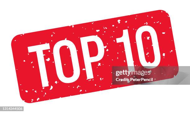 top 10 - stempel, impressum, siegel vorlage. vektor-stock-illustration - top 10 stock-grafiken, -clipart, -cartoons und -symbole