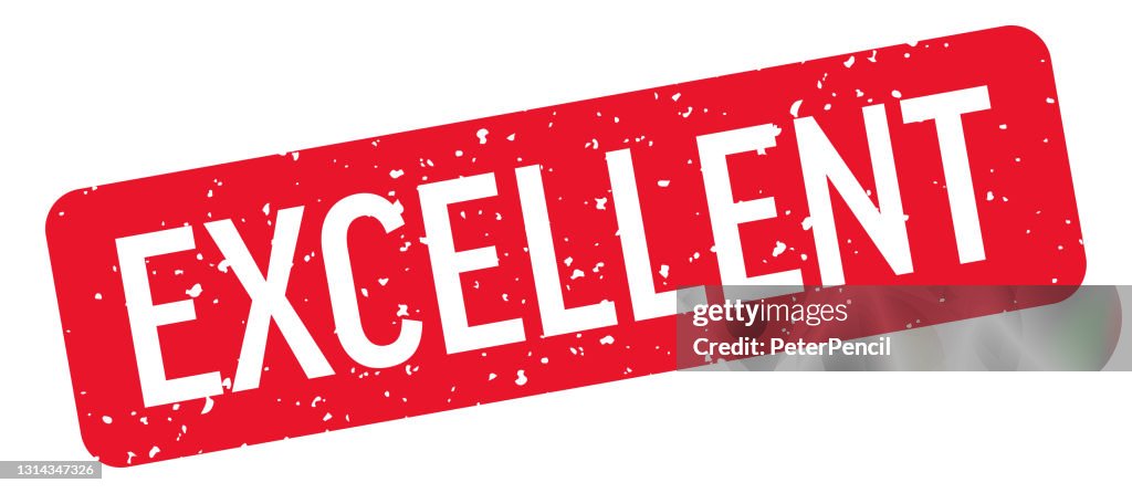 Excellent Tag Excellent Stamp Imprint Seal Template Vector Stock Illustration High ...