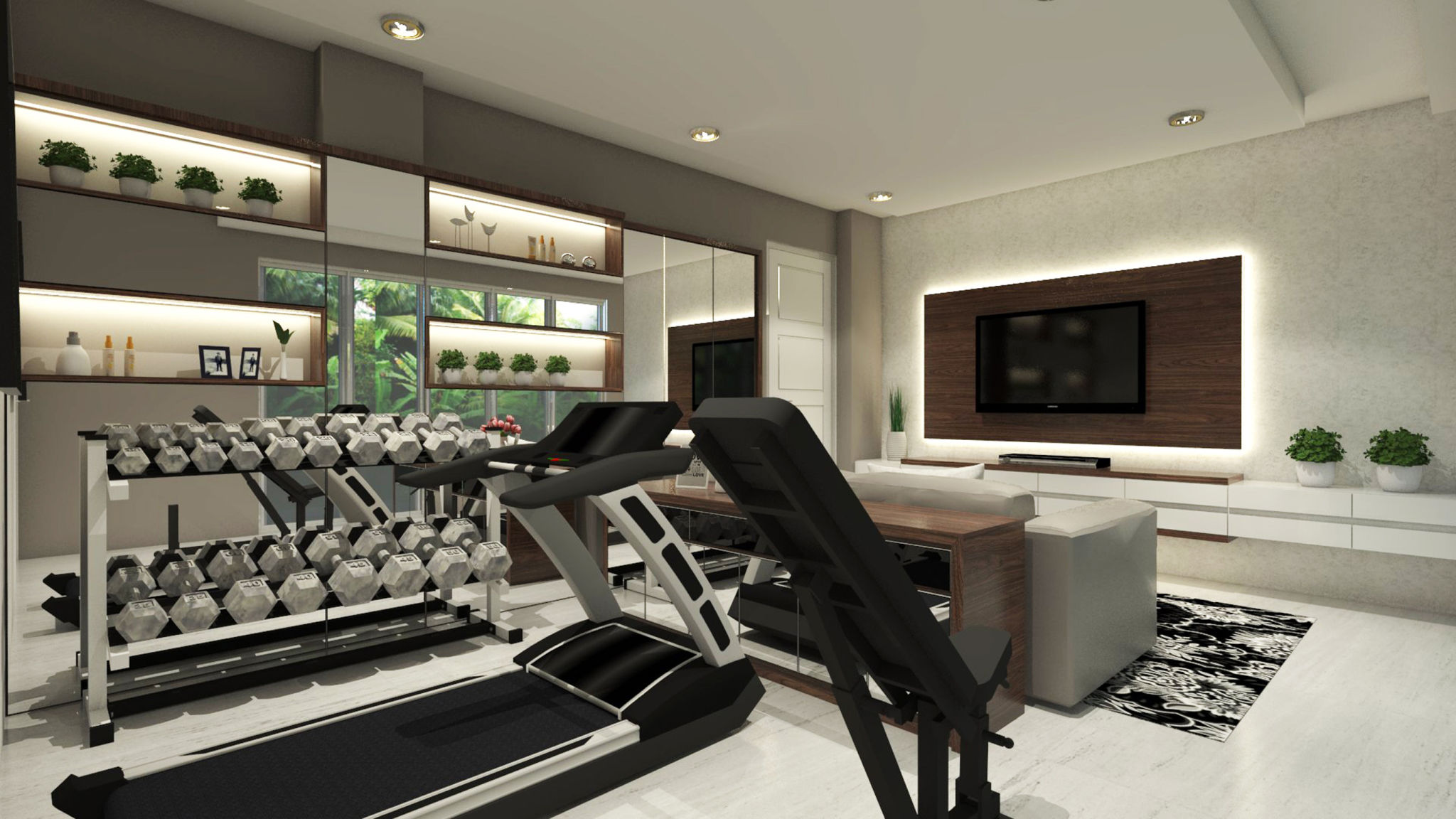 home gym organization