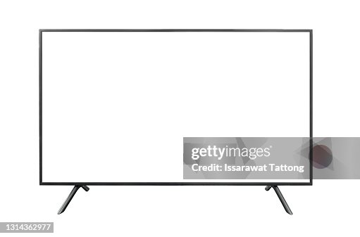 Realistic TV screen. Modern stylish lcd panel, led type. Large computer monitor display mockup. Blank television template. Realistic TV screen. Modern stylish lcd panel, led type. Large computer monitor display mockup. Blank television template.