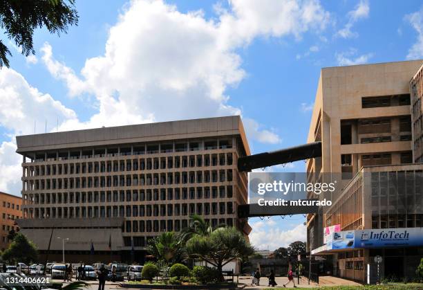 bank of zambia building, the central bank, lusaka, zambia - lusaka stock pictures, royalty-free photos & images