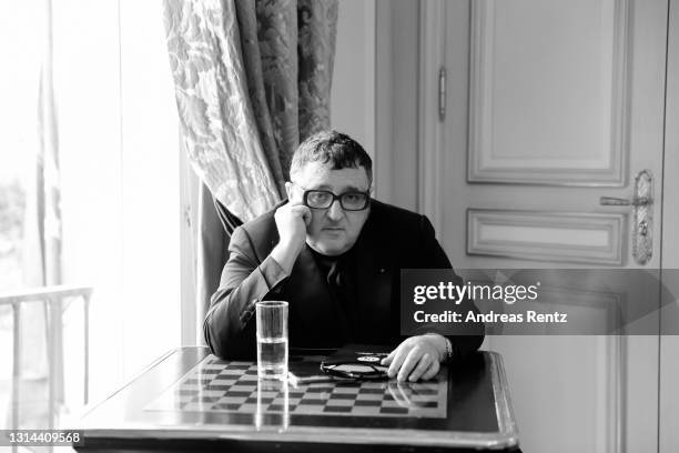 Fashion Designer Alber Elbaz photographed on October 18, 2016 in Paris, France.