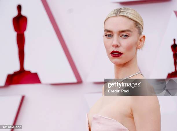 Vanessa Kirby attends the 93rd Annual Academy Awards at Union Station on April 25, 2021 in Los Angeles, California.